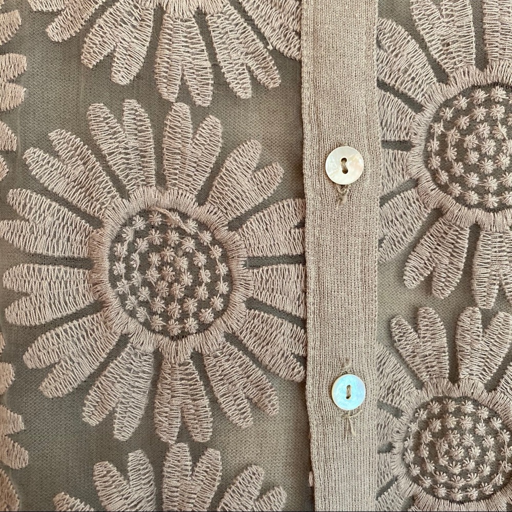 Embroidered Flower Cardigan - Picture 4 of 6